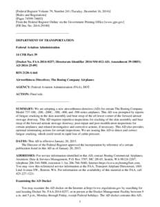 [Federal Register Volume 79, Number 241 (Tuesday, December 16, [removed]Rules and Regulations] [Pages[removed]From the Federal Register Online via the Government Printing Office [www.gpo.gov] [FR Doc No: [removed]] 