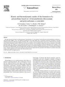 State functions / Thermodynamics / Chemical reaction / Reaction rate / Polyurethane / Entropy / Temperature / Activation energy / Chemistry / Physical chemistry / Chemical kinetics