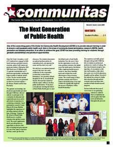 The Next Generation of Public Health Volume 5, Issue 3, June[removed]CONTENTS