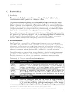 Volume III.C - Sustainability  July 1, 2015 C. Sustainability 1. Introduction