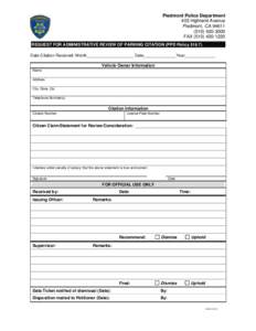 Program Duplication Order Form