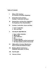 Table of Contents I.