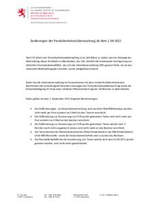 Änderungen der Paratuberkuloseüberwachung ab demNach 10 Jahren der Paratuberkulosebekämpfung ist es Zeit Bilanz zu ziehen und die Strategie der Bekämpfung dieser Krankheit zu überdenken. Das Ziel ,nämli