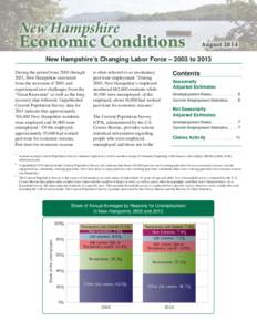 New Hampshire  Economic Conditions August 2014