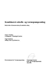 Kombineret VP/SC - rapport