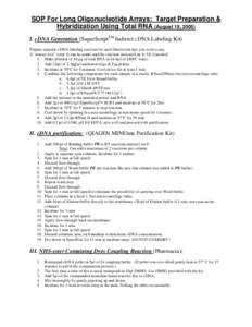 Chemistry / Laboratory techniques / DNA / Biotechnology / Hoffmann-La Roche / Polymerase chain reaction / Fluorescence in situ hybridization / Invitrogen / Complementary DNA / Biology / Genetics / Molecular biology