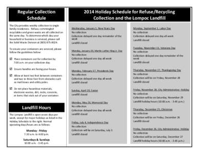 Landfill Schedule 2013.PUB