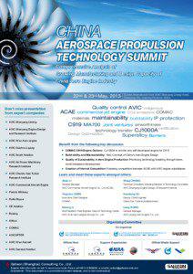 CHINA  AEROSPACE PROPULSION