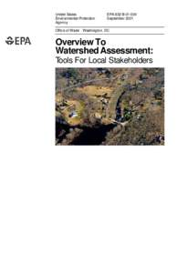 Overview of Watershed Assessment