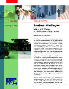 1 | July 2008 Washington Office OCCASIONAL PAPER  Southeast Washington