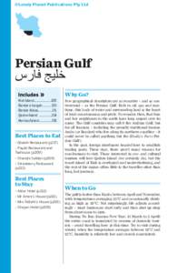 ©Lonely Planet Publications Pty Ltd  Persian Gulf ‫ﺧﻠﻴﺞ ﻓﺎﺭﺱ‬