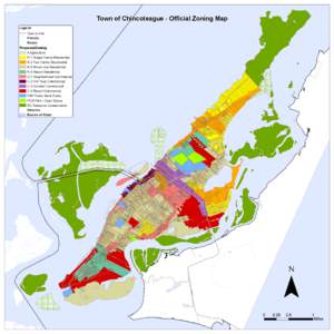 Town of Chincoteague - Official Zoning Map Legend Town Limits Parcels Roads