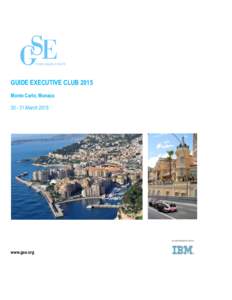 GUIDE EXECUTIVE CLUB 2015 Monte Carlo, Monaco[removed]March 2015 www.gse.org