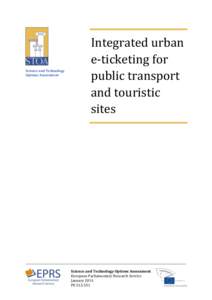 Science and Technology Options Assessment Integrated urban e-ticketing for public transport