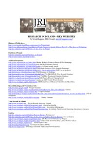 Judaism / Kolomyia / Jewish history / Europe / Galicia / Shtetls / JewishGen