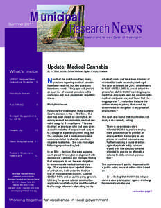 Municipal  Research News Summer 2011