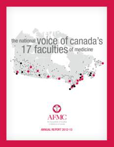 voice of canada’s 17 faculties of medicine the national  The Association of Faculties