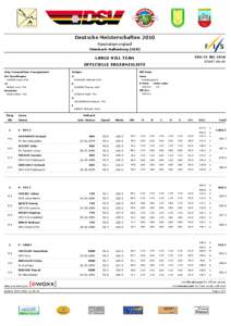 Deutsche Meisterschaften 2010 Spezialsprunglauf Steinbach-Hallenberg (GER)