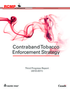 Contraband Tobacco Enforcement Strategy Third Progress Report[removed])