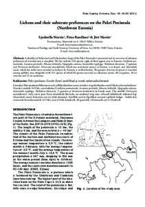 Microbiology / Pakri Islands / Pakri / Cladonia / Caloplaca / Estonia / Paldiski / Baltic Klint / Aspicilia / Lichens / Biology / Tree of life