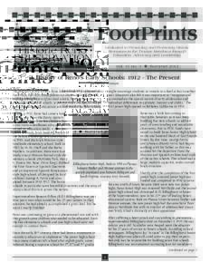 FootPrints Dedicated to Preserving and Promoting Historic Resources in the Truckee Meadows through Education, Advocacy and Leadership.  vol. 15 no. 3