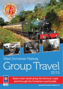 West Somerset Railway  Group Travel[removed]Steam train travel along the Exmoor coast