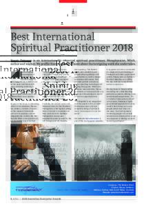 AE180017  , Best International Spiritual Practitioner 2018