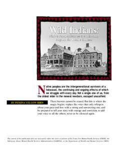 Wild Indians: Native Perspectives on the Hiawatha Asylum for Insane Indians N