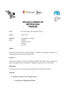 Microsoft Word - Escuela Andina de Metrologia Presion 2011