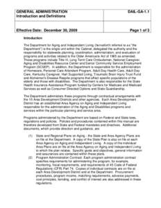 Administration on Aging / Law / Senior Community Service Employment Program / Medicare / United States Department of Health and Human Services / Politics / Ombudsman / White House Conference on Aging / Ohio Department of Aging / Government / Ageism / Older Americans Act