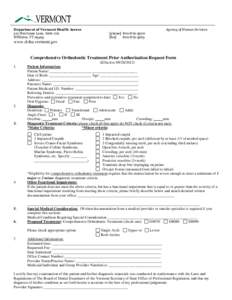 Department of Vermont Health Access 312 Hurricane Lane, Suite 201 Williston, VT[removed]Agency of Human Services [phone[removed]