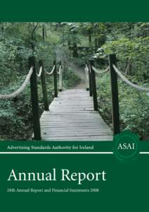 Annual Report 28th Annual Report and Financial Statements 2008 ASAI ANNUAL REPORT[removed]