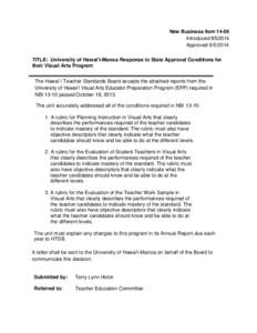 Microsoft Word - NBI[removed]UHM Visual Arts Report