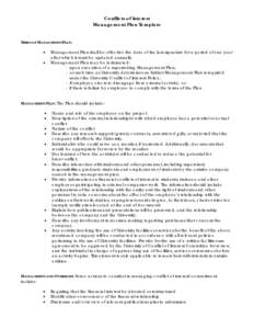 Microsoft Word - COI.Mgt.Template_1