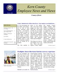 Kern County Employee News & Views - October 2005