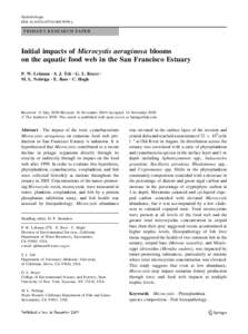 Microcystins in the San Francisco Bay aquatic food web