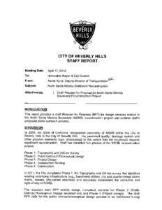 CITY OF BEVERLY HILLS STAFF REPORT Meeting Date: April 17, 2012