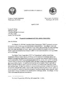 UNTED STATES OF AMERICA  DEPARTMENT OF JUSTICE FEDERAL TRADE COMMISSION