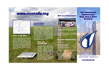 CoCoRaHS Brochure 2006 v1.2PNG.pub