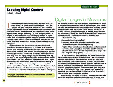 Special Section  Securing Digital Content Bulletin of the American Society for Information Science and Technology – April/May 2008 – Volume 34, Number 4