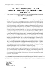 Journal Journal ofofOil OilPalm PalmResearch ResearchVol. 22 (december