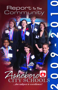 Asheboro City Schools / Standards-based education / Asheboro High School / Randolph Community College / No Child Left Behind Act / Adequate Yearly Progress / Advancement Via Individual Determination / Randolph County /  North Carolina / North Carolina / Asheboro /  North Carolina