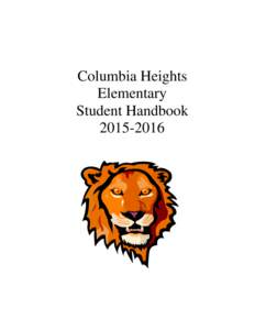 Columbia Heights Elementary Student Handbook  COLUMBIA HEIGHTS ELEMENTARY