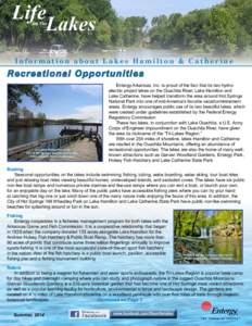 Life Lakes on the Information about Lakes Hamilton & Catherine