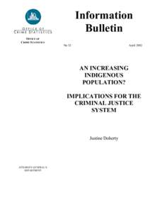 Information Bulletin OFFICE OF CRIME STATISTICS  No 32