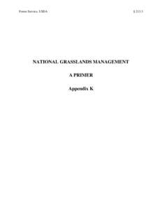 Bankhead–Jones Farm Tenant Act / Biogeography / Temperate grasslands /  savannas /  and shrublands / United States National Forest / Geography of North America / Grasslands / Prairies / United States National Grassland