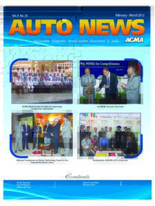 February - MarchVol. 8 No. 35 Automotive Component Manufacturers Association of India
