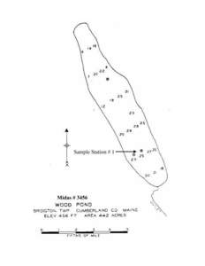 WOODS POND Bridgton Twp., Cumberland, Co. U.S.G.S. Bridgton, Me. (7.5’) Fishes Brown trout Rainbow smelt