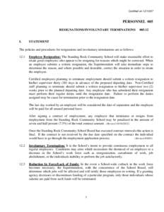 Dismissal / Socioeconomics / Employment / Resignation / Supervisor / Wrongful dismissal / At-will employment / Termination of employment / Management / Human resource management