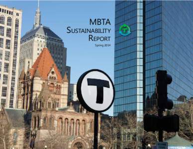 MBTA  Sustainability Report Spring 2014